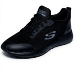 Baskets Skechers Noir Confort Homme Chaussures Légères