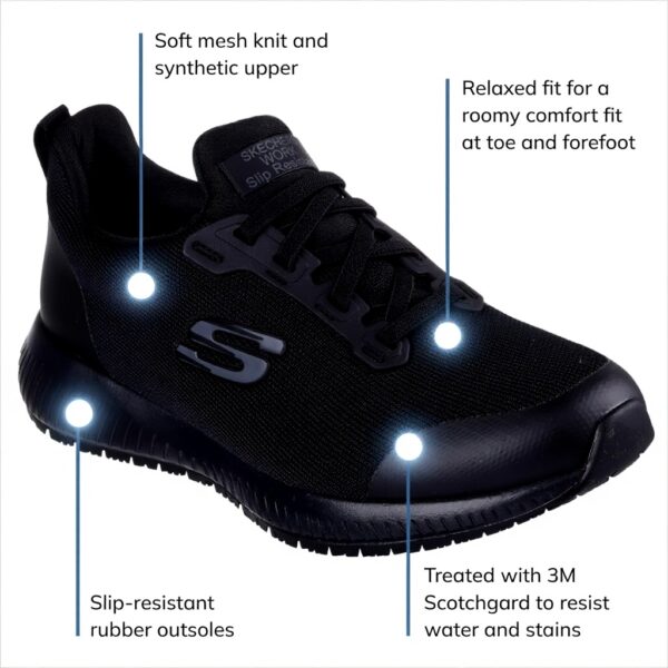 Baskets Skechers Noir Confort Homme Chaussures Légères