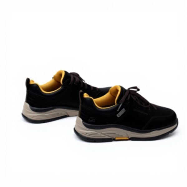 Skechers Benago Basket Homme Cuir Imperméable Confortable