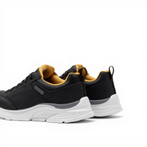 Skechers Benago Basket Homme Cuir Imperméable Confortable