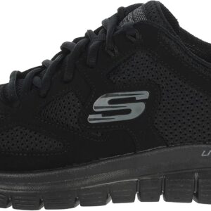 Baskets Skechers Burns Agoura Hommes Confort Cuir Marine-0