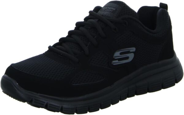Baskets Skechers Burns Agoura Hommes Confort Cuir Marine-1