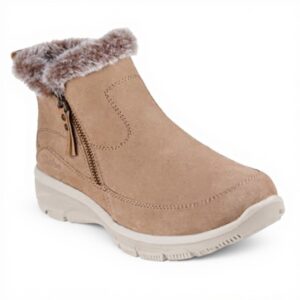 Skechers Easy Going Cool Zip Bottine Femme Daim Confortable