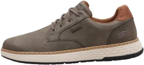 Skechers Garlan Pryor Baskets Homme Vert Confortable-0