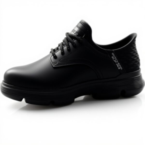 Skechers Garza Bottes Homme Noir Confortable Semelle