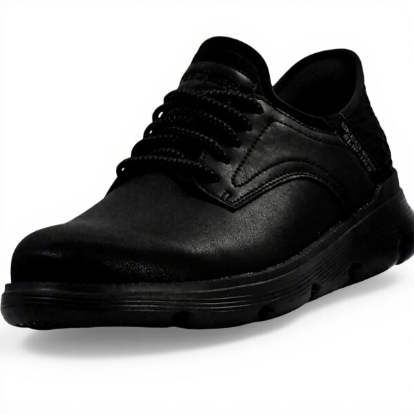 Skechers Garza Bottes Homme Noir Confortable Semelle