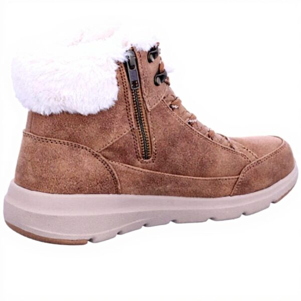 Baskets Skechers Glacial Ultra Cozyly Femme Châtaigne Noir