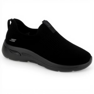 Skechers Go Walk Arch Fit Baskets Femme Noir Confort Marche