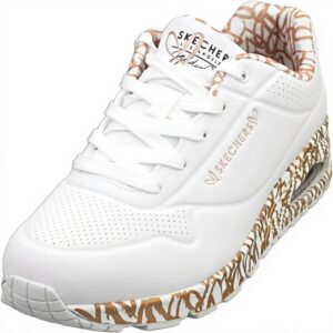 Skechers Chaussures de Golf Homme Blanc Durabuck Rose Gold