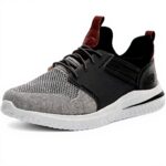 Baskets Skechers Homme Gris Noir Mousse Mémoire Forme