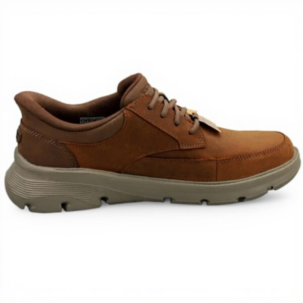 Skechers Arch Fit Basket Homme Cuir Soutien Voute Plantaire