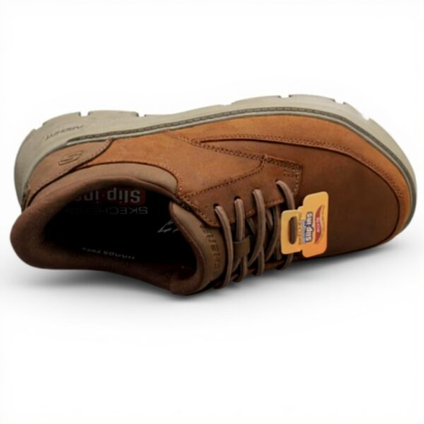 Skechers Arch Fit Basket Homme Cuir Soutien Voute Plantaire