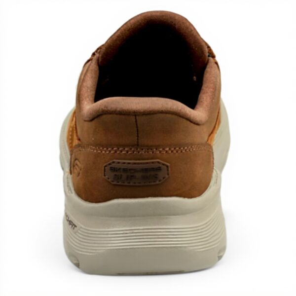 Skechers Arch Fit Basket Homme Cuir Soutien Voute Plantaire