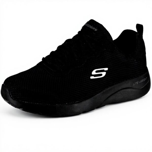 Skechers Dynamight 2.0 Basket Homme Noir Mesh Confortable