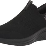 Skechers Mocassin Homme Ultra Flex 3.0 Noir Sans Lacets-0