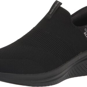 Skechers Mocassin Homme Ultra Flex 3.0 Noir Sans Lacets-0