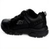 Baskets Skechers Homme Cuir Souple Confortable Noir 42 EU