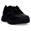 Baskets Skechers Homme Cuir Souple Confortable Noir 45 EU