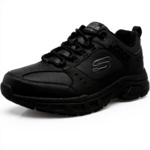 Baskets Skechers Oak Canyon Hommes Cuir Noir 485 EU