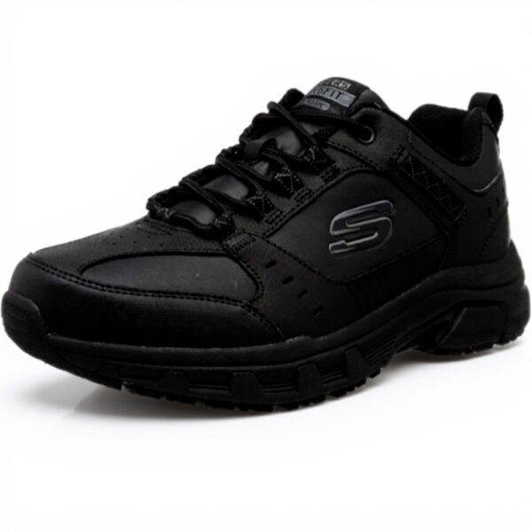 Baskets Skechers Oak Canyon Hommes Cuir Noir 485 EU