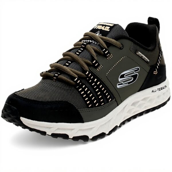 Skechers Plan Dévasion Baskets Homme Cuir Souple Confort