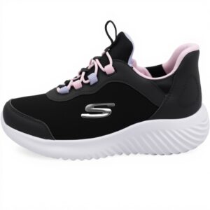 Baskets Skechers Fille Maille Synthétique Lacets Extensibles