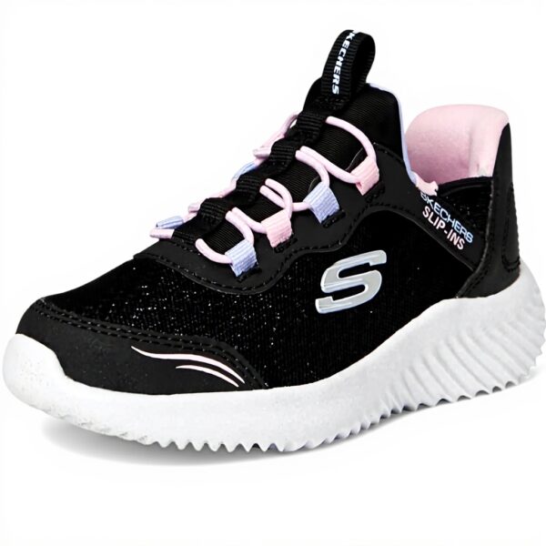 Baskets Skechers Fille Maille Synthétique Lacets Extensibles