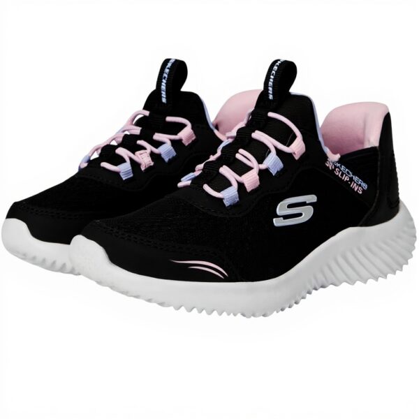 Baskets Skechers Fille Maille Synthétique Lacets Extensibles
