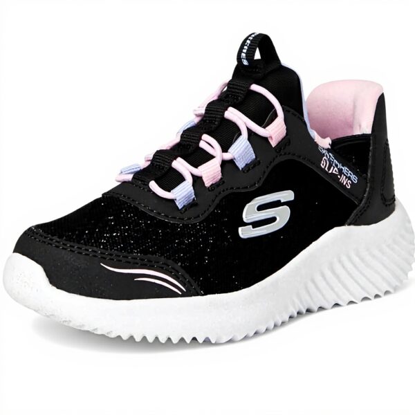 Baskets Skechers Fille Maille Synthétique Lacets Extensibles