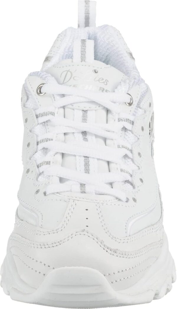 Baskets Skechers D'lites Fresh Start Blanc Argenté Femme-4
