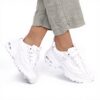Baskets Skechers Dlites Fresh Start Blanc Argenté Femme