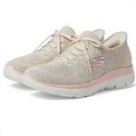 Skechers Baskets mains libres femme confort mousse mémoire