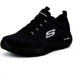 Skechers Summits Louvin Chaussures Homme Noir Maille