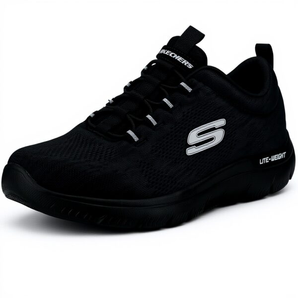 Skechers Summits Louvin Chaussures Homme Noir Maille