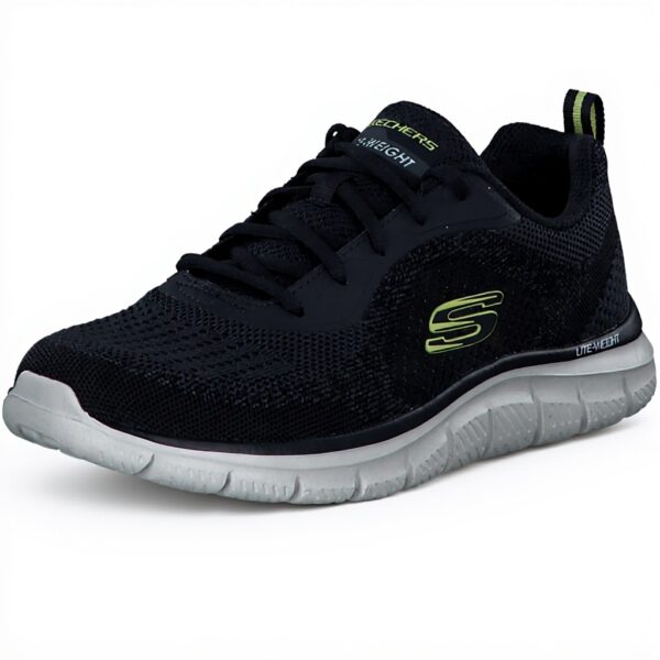 Skechers Track Glendor Basket Homme Tricot Confortable Vegan