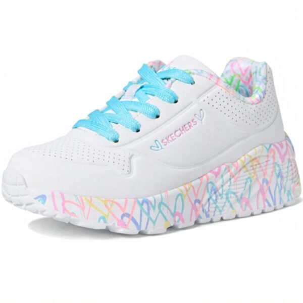 Skechers Uno Lite Lovely Luv BasketFille Confort Design