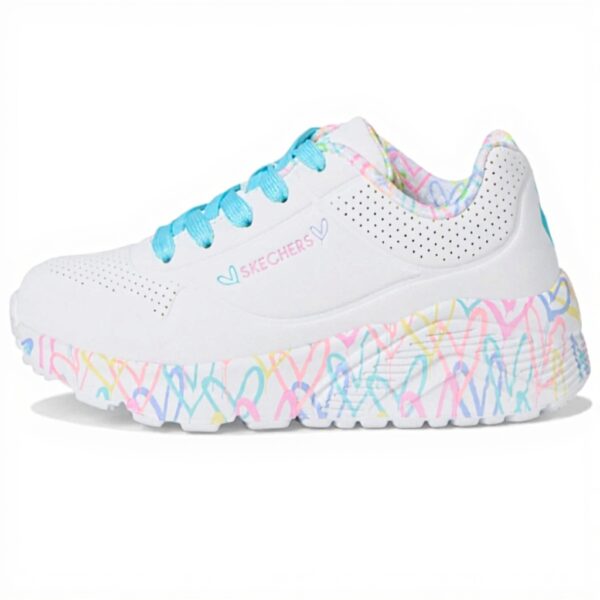 Skechers Uno Lite Lovely Luv BasketFille Confort Design