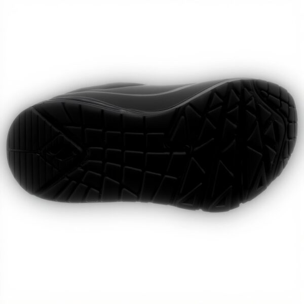 Baskets Skechers Uno Metallic Love Femme Blanc Noir Confort