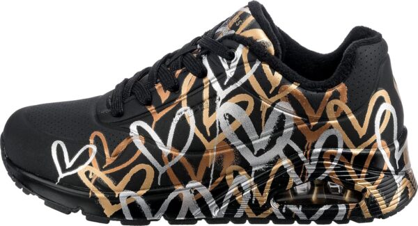 Baskets Skechers Uno Metallic Love Femme Cœur Imprimé-2