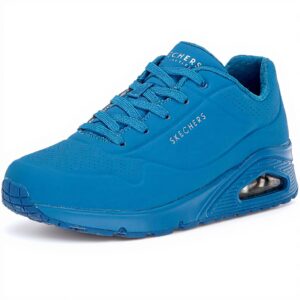 Baskets Skechers Uno-Night Shades Femme Bleu Confort Mode
