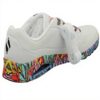 Baskets Skechers Uno Ravaged Love Femme Blanc Multi