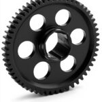 45 Steel M0.5 59T Spur Gear Big Gear RC Pièces de rechange pour ARRMA 118 Granite Grom RC Car