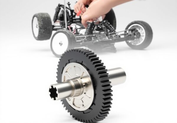 57T 0.8Mod Slipper Set, Metal Steel 57T 0.8Mod Slipper Set Slipper Clutch Spur Gear pour Arrma 110 Granit pour Typhon 18 RC Car Metal Steel Differential Gear Upgrade Remplacer la Pièce de Mise à Niv