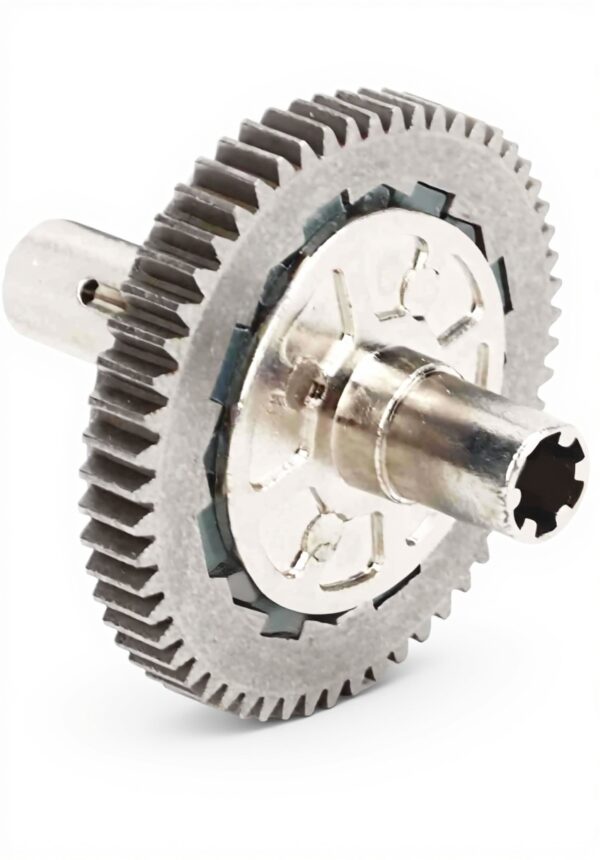 57T 0.8Mod Slipper Set, Metal Steel 57T 0.8Mod Slipper Set Slipper Clutch Spur Gear pour Arrma 110 Granit pour Typhon 18 RC Car Metal Steel Differential Gear Upgrade Remplacer la Pièce de Mise à Niv