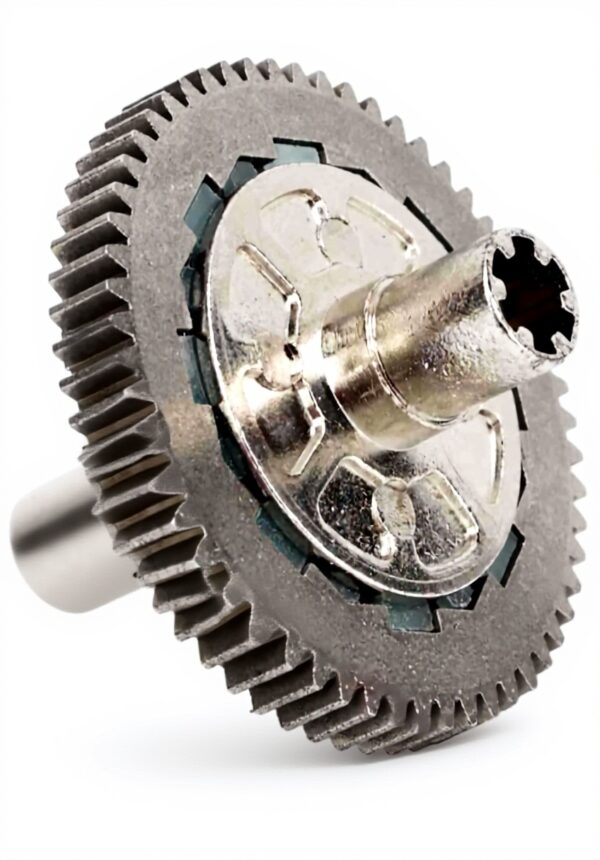 57T 0.8Mod Slipper Set, Metal Steel 57T 0.8Mod Slipper Set Slipper Clutch Spur Gear pour Arrma 110 Granit pour Typhon 18 RC Car Metal Steel Differential Gear Upgrade Remplacer la Pièce de Mise à Niv