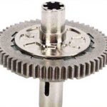 57T 0.8Mod Slipper Set, Metal Steel 57T 0.8Mod Slipper Set Slipper Clutch Spur Gear pour Arrma 110 Granit pour Typhon 18 RC Car Metal Steel Differential Gear Upgrade Remplacer la Pièce de Mise à Niv