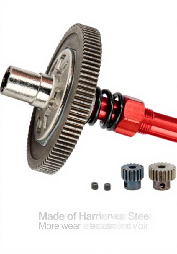 Engrenage 91T Arrma Senton alliage acier trempé rouge