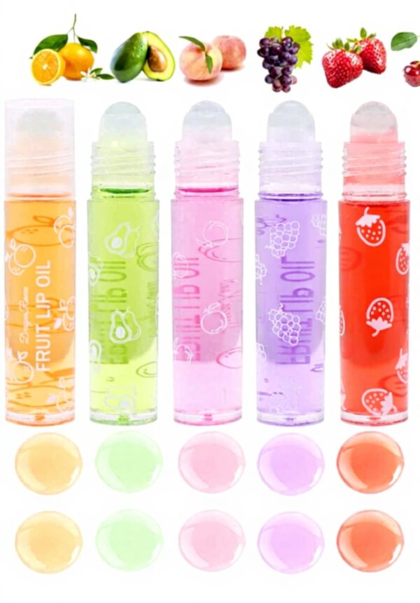 Baorder Gloss à Lèvres Roll-On 6 Saveurs Fruits Hydratant