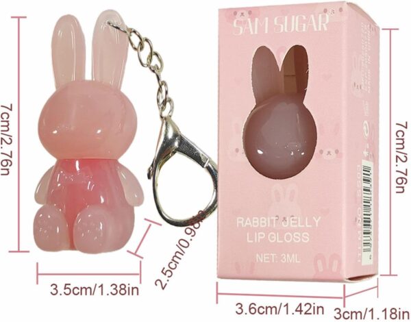 Gloss à lèvres hydratant Baorder design lapin imperméable-4