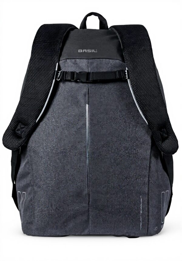 Sac à dos vélo Basil B-Safe 18L Noir pratique élégant